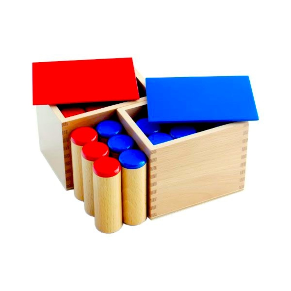 Montessori toy Sound Boxes Excellent condition